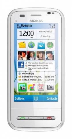 Обзор Symbian-смартфона Nokia C6 - с QWERTY-клавиатурой и хорошей камерой.